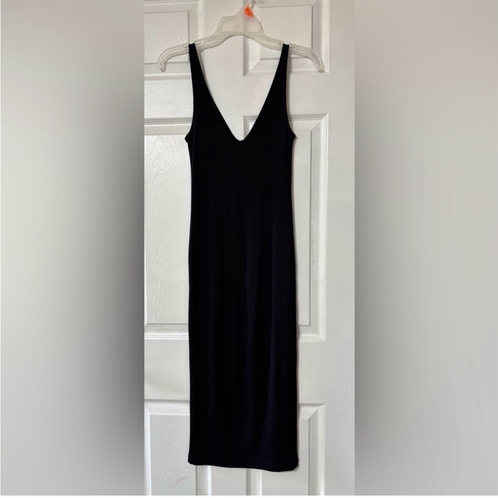 H&M Women’s Size 10 Black Ribbed Sleeveless Dress